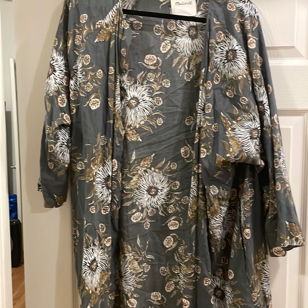 Madewell floral duster